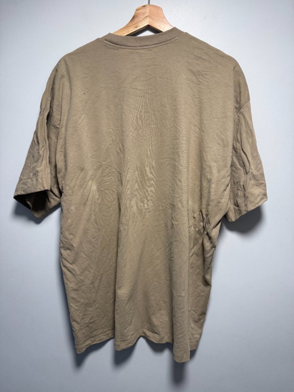 Lululemon Cotton Jersey Oversized Short-Sleeve Shirt Large Shear Oak - Picture 5 of 5